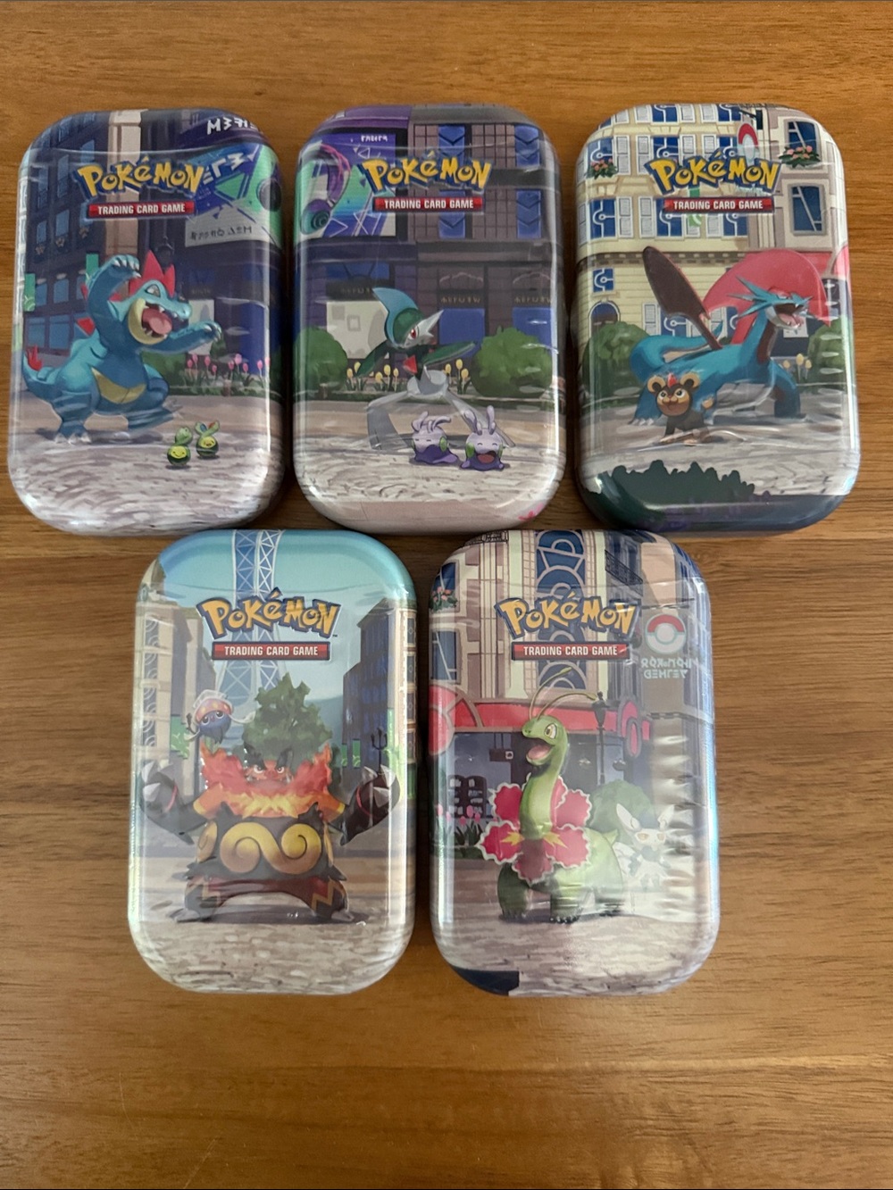 Lumiose City Mini Tin [Set of 5] - BRAND NEW / SEALED